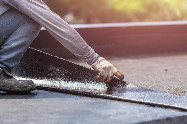 Professional Crawl Space Encapsulation technician working in Baldwin, NY
